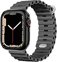 Vista 9 de BOTOMALL Funda protectora compatible con Apple Watch de 1.614 pulgadas Series 9, Series 8 Series 7, TPU suave, flexible, delgada, ligera, funda