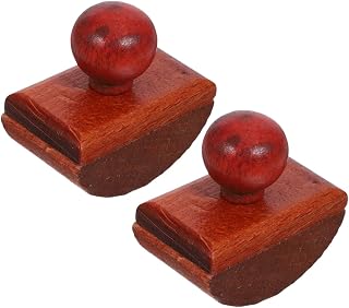 Tofficu 2Pcs Vintage Wooden Swing Ink Blotter Pads Quick Drying Ink Absorber Tool for Calligraphy Office Use Natural Desk Blotting