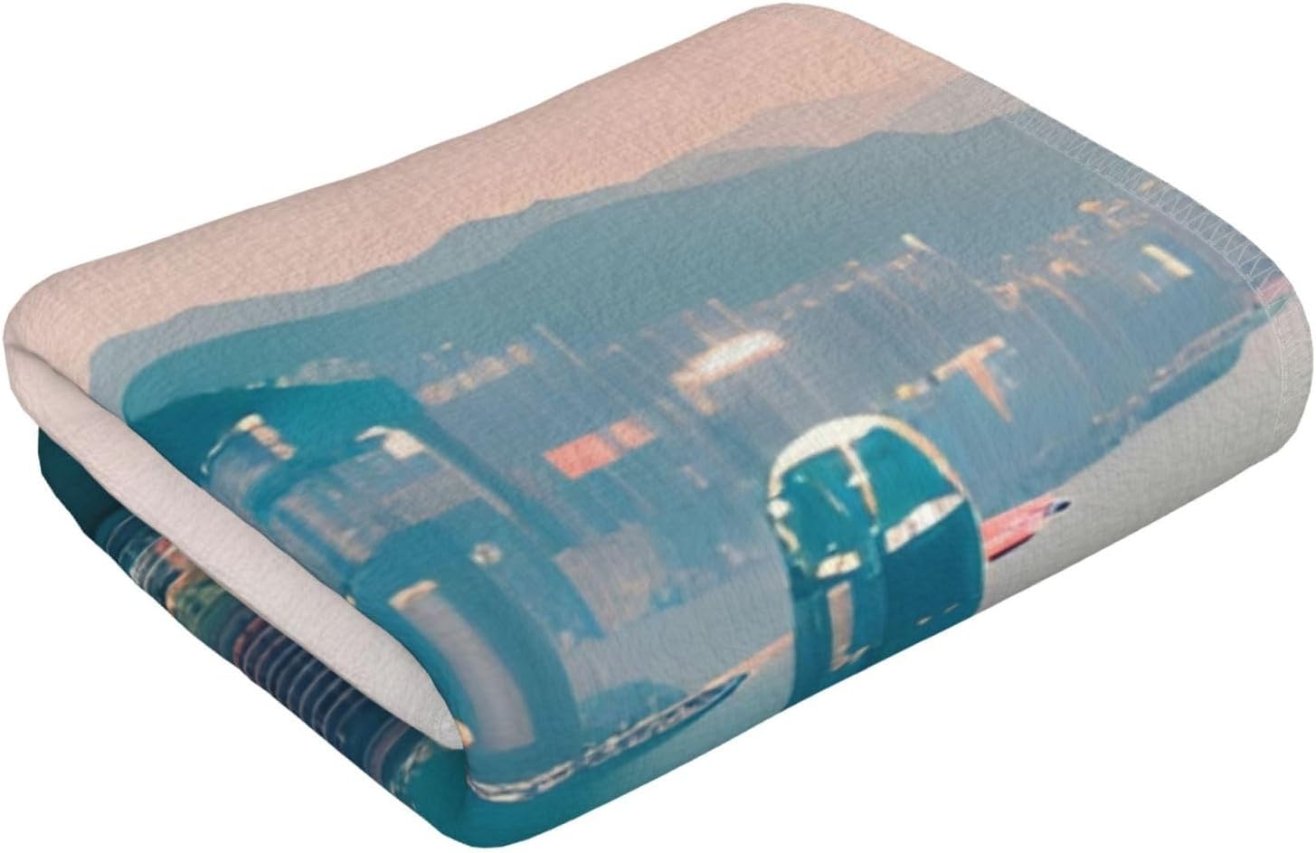 Hong Kong Print Hand Towels for Kitchen, Decorative Bathroom Towels Decor Farmhouse Cute for Men Women Gifts