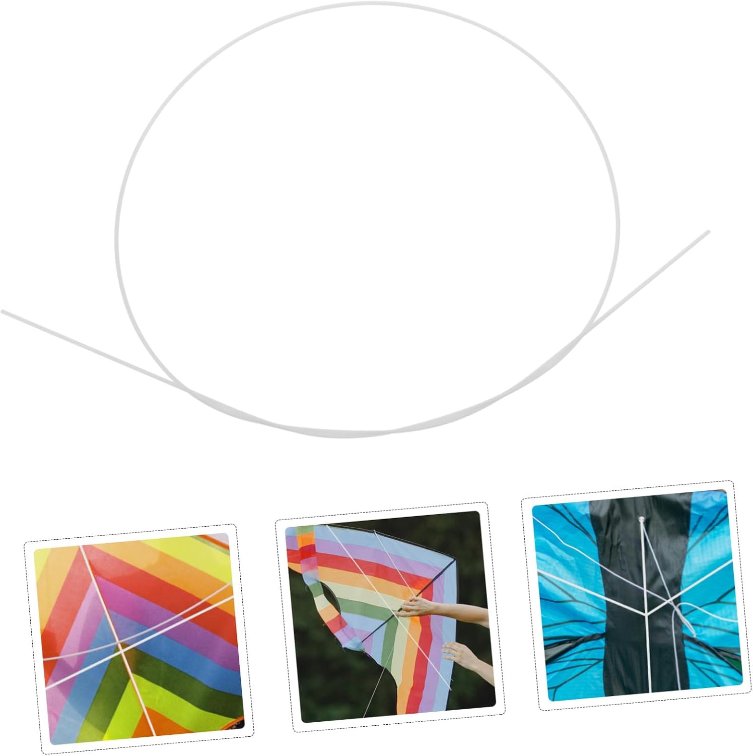 4Pcs Lightweight Plastic Kite Support Rods DIY Assemble Sticks for Versatile Kite Frames and Cross Bar Making Accessories