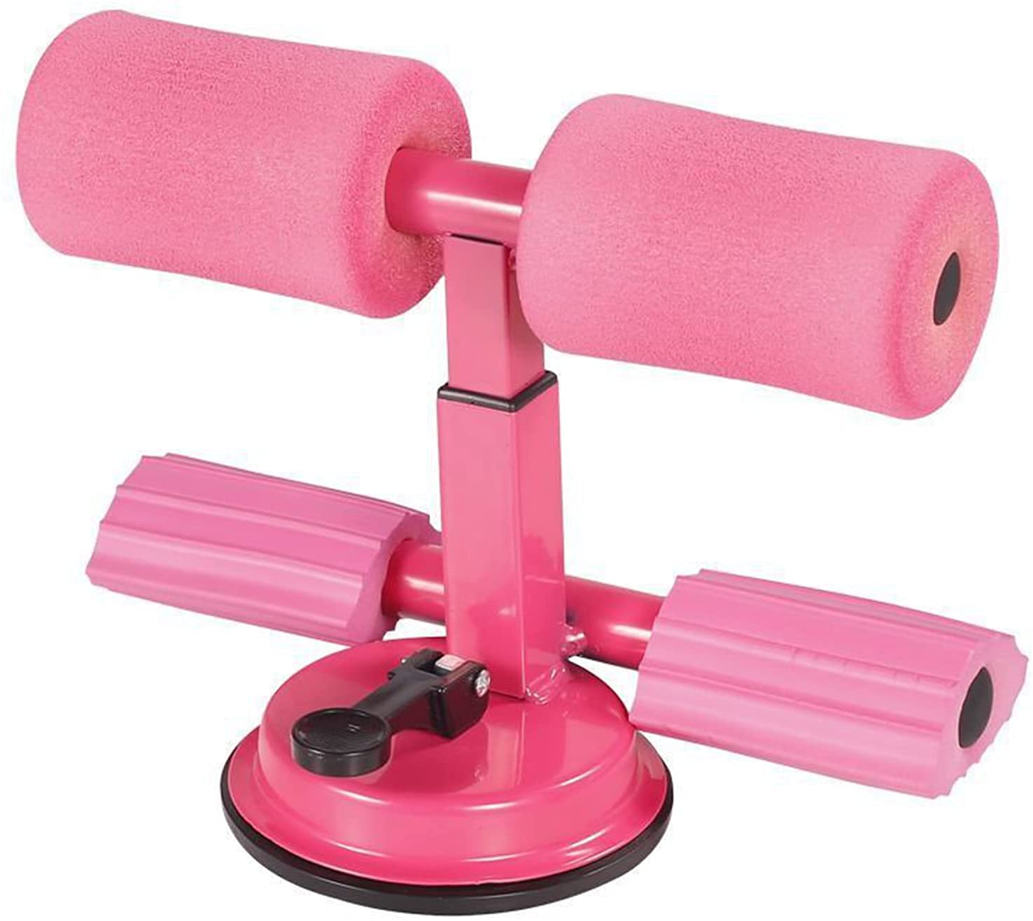 Marrone Sit-Up Bar with Ankle Support, Portable Adjustable Sit-ups Assistant Device, Self-Suction Sit-up Floor Bar Abdominal Leg Muscle Training Device, Household Fitness Equipment Sit up Assistant-image-24