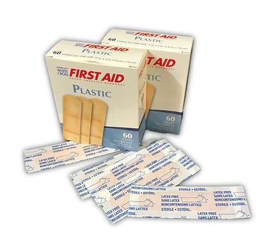 American White Cross First Aid Brand Plastic Bandages 3/4