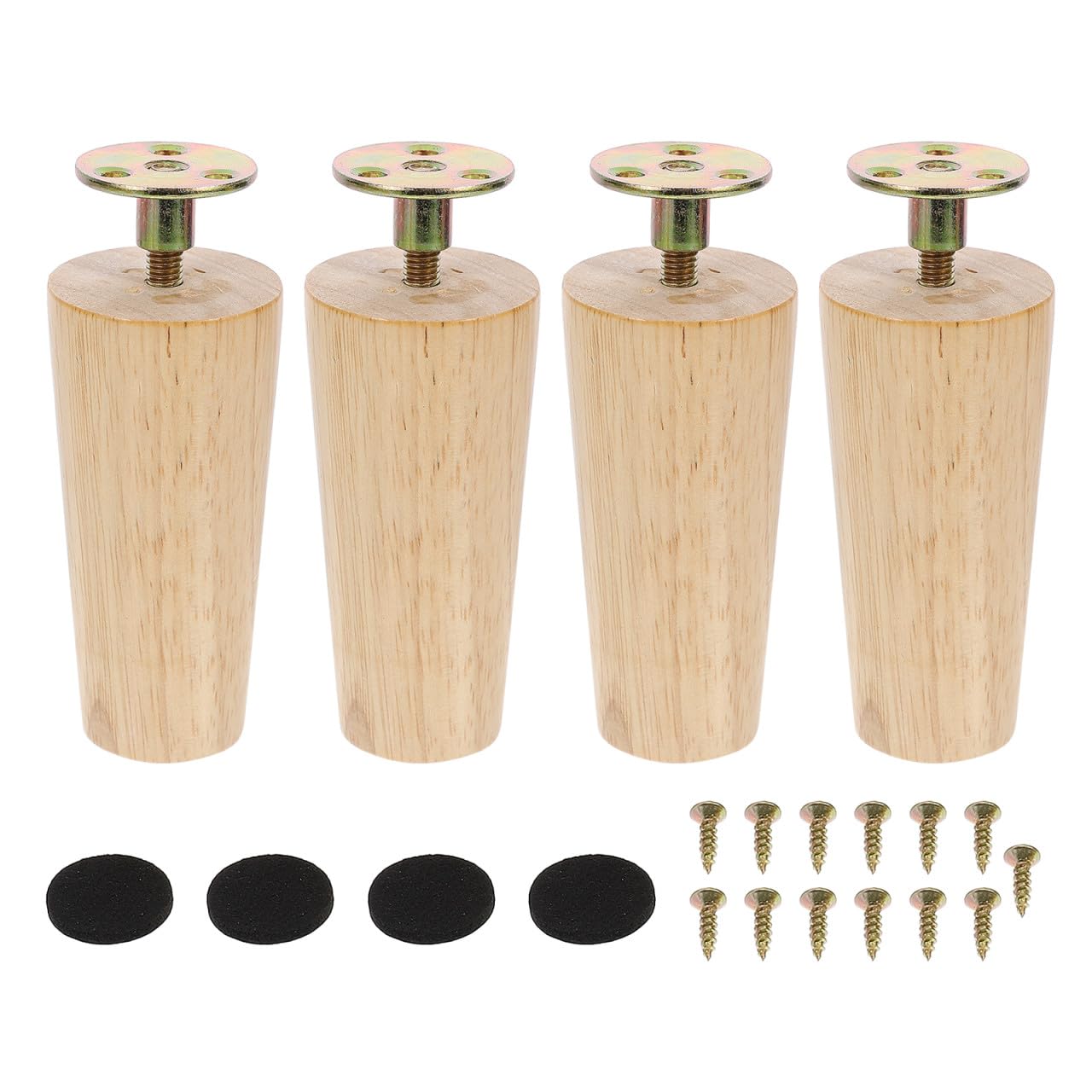 Jeu de meuble massif coniques robustes pour réparer un canapé bas et protéger le parquet