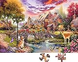 ★ Weniger Puzzle-Staub: Wir kombinieren die Bedürfnisse der Verbraucher und verwenden neue Materialien, um Puzzles für die Verbraucher herzustellen. Mit hochwertigem Recyclingkarton, handgefertigten Schneidwerkzeugen und proprietären Herstellungsverfahren sorgen Sie für minimalen Puzzle-Staub in der Schachtel. Egal wie groß oder klein Bei unseren Puzzles ist jedes präzise gefertigt, sodass jedes Teil perfekt passt