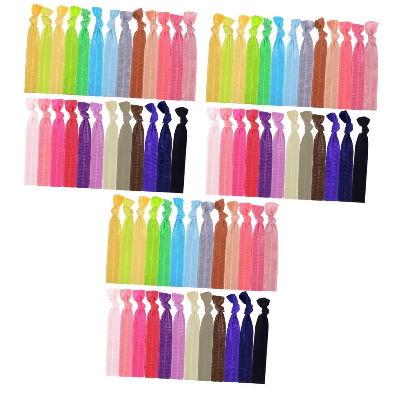 DOITOOL 300piezas Gomas De Pelo Elásticas Para Mujeres y Niñas Coleteros De Para Coletas y Accesorios De Moda Aleatorios