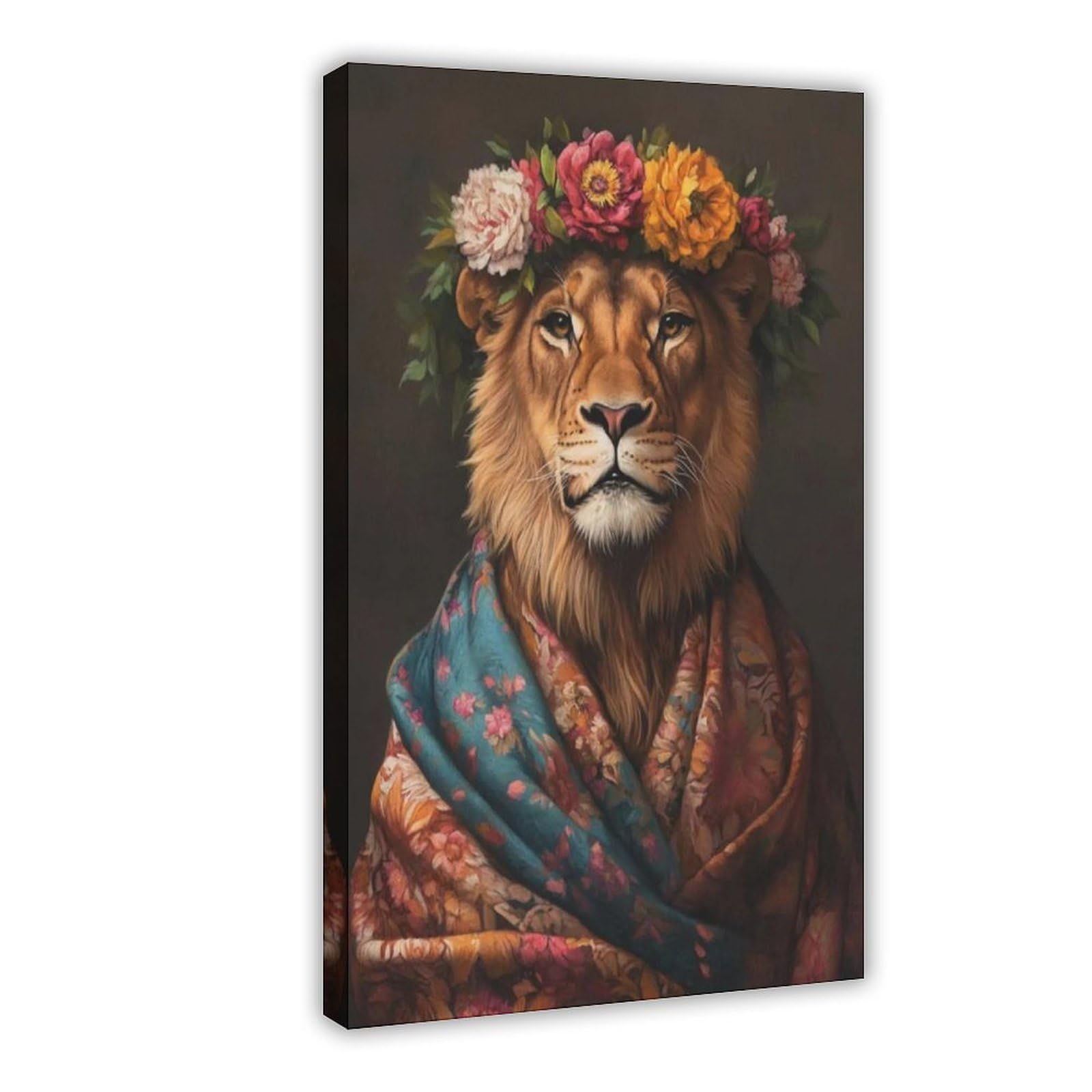 Bareronor Lion Canvas Poster for Dorm Room Decor Gift