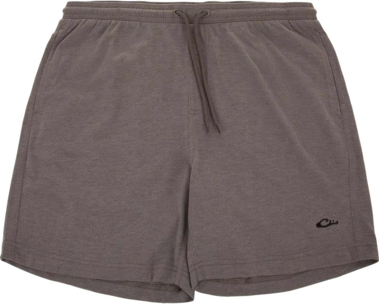 Drake Waterfowl Tri-Blend Campus Short – Lightweight Stretch 7" Casual Shorts for Everyday Comfort