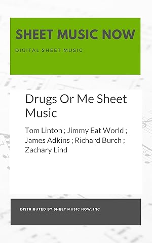 Drugs Or Me Sheet Music (English Edition)