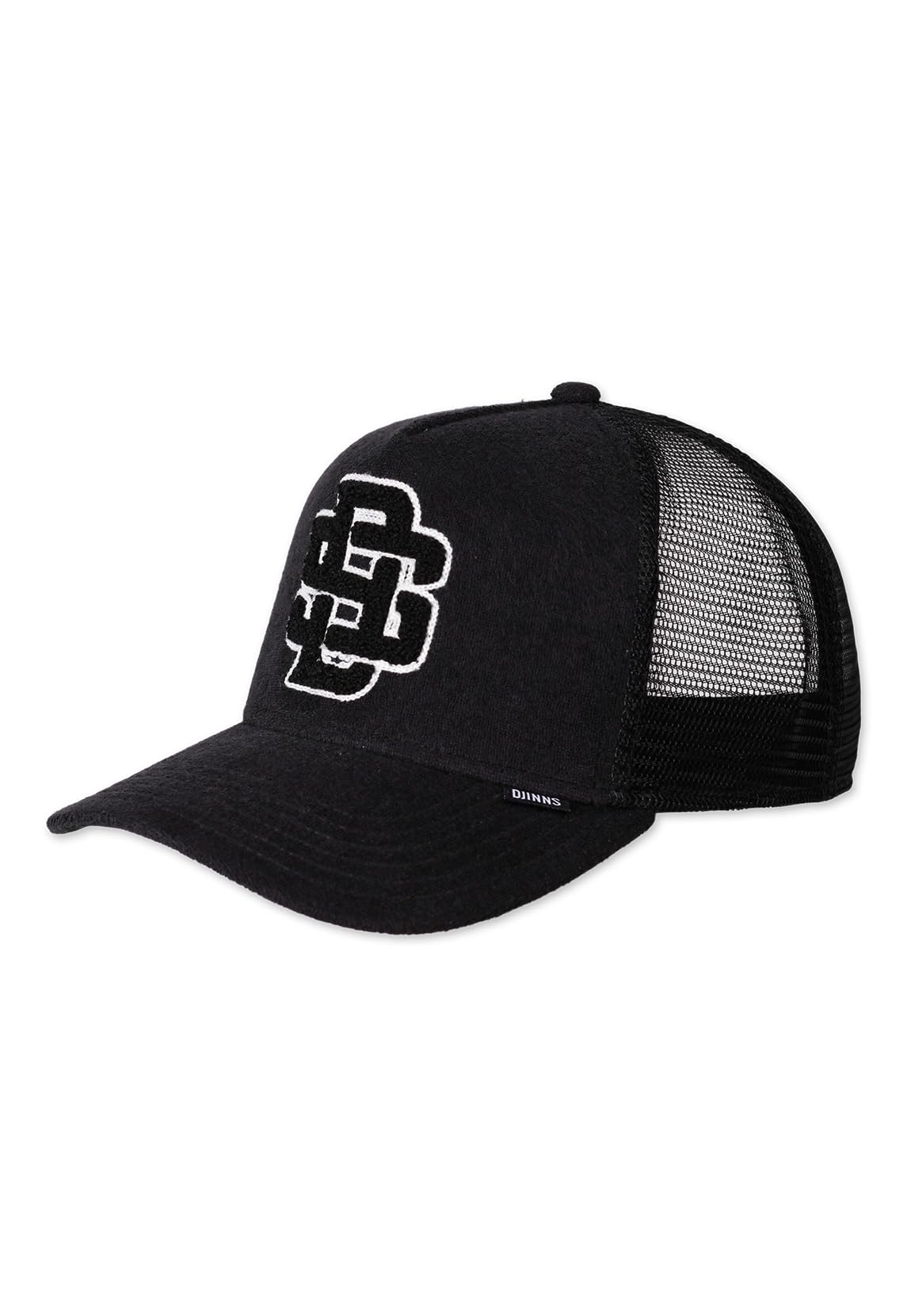 Djinns - Terry Terry Trucker Cap Mesh Cap Hat Cap Hat Caps, black, One Size