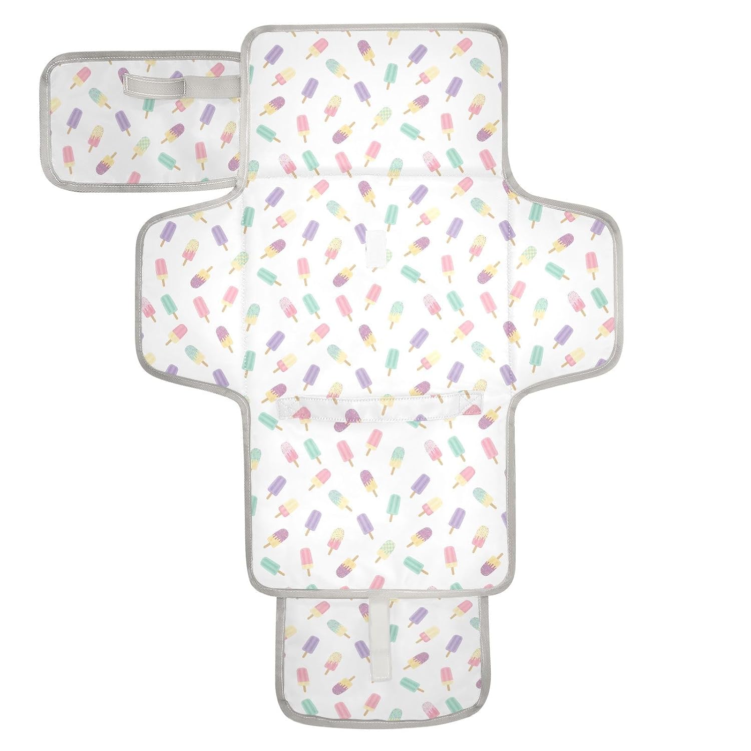 Portable Baby Changing Pad Foldable Waterproof with Head Pillow