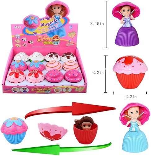 Vista 8 de Hermosa muñeca de pastel de juguete sorpresa magdalena princesa juguetes para niños niños transformado perfumado niñas divertido juego regalo