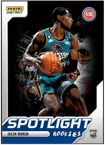 JALEN DUREN RC 2022-23 Panini Instant Spotlight Rookies /965#13 Pistons NM+-MT+ NBA Basketball