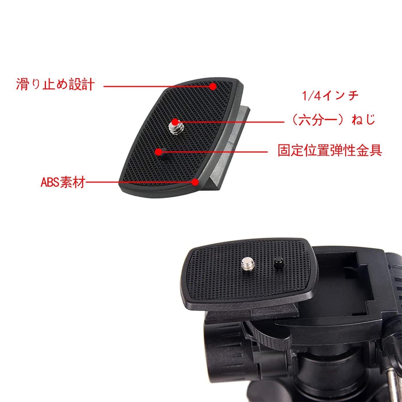 Amazon | HUIKKJP ソニー三脚用 クイックリリースプレート 2 個セット