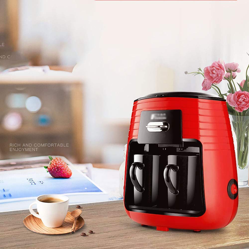 Kaffeemaschine und gemahlener Kaffee, kompaktes Design, thermische Tropf-Instant-Kaffeemaschine mit Selbstreinigungsfunktion, Brühstärkeregelung Needed