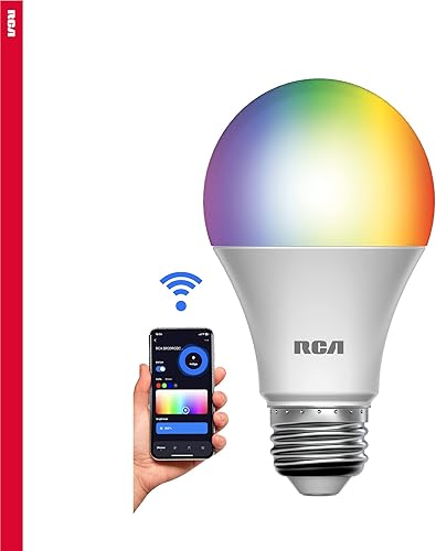 Miniatura 3 de RCA Smart Light Bulbs  WiFi LED Light Bulb  Color Changing Light Bulb  Dimmable Multicolor 800 Lumens 10W Works with Alexa and Google Home  60W EQ