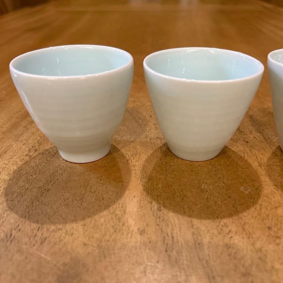 鍋島 伊万里焼 虎仙窯 小鉢 青磁 4個 食器 キッチン