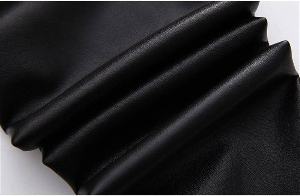 Mud Kingdom Little Girls Warm Pants Faux Leather Fleece Lined - Image 9