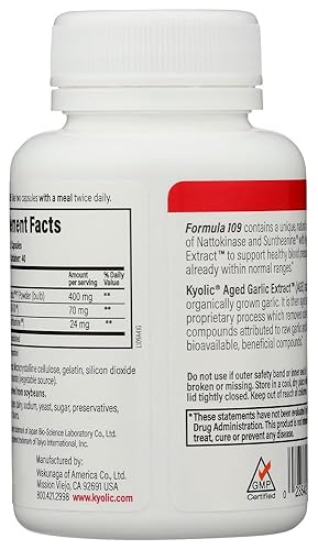 Miniatura 3 de Kyolic Salud de la presión arterial, 80 Cap