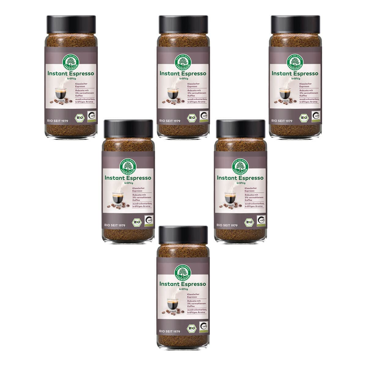 Lebensbaum - Espresso Instant - 100 g - 6er Pack