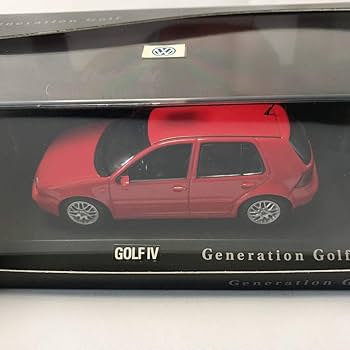 Amazon | MINICHAMPS 1/43 Volkswagen GOLF Ⅳ generation golf レッド