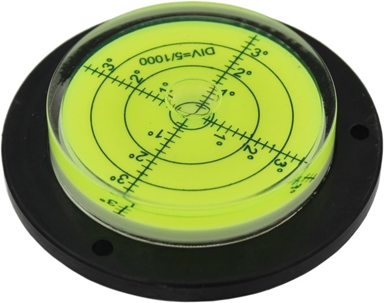1pc Round Circular Nivel Bubble Spirit Level Colorful Degree Mark Surface Diameter 80mm Engineering Machinery Leveling Tool(Blue)