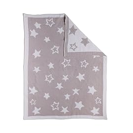 Living Textiles Chenille Knitted Blanket - Grey Galaxy