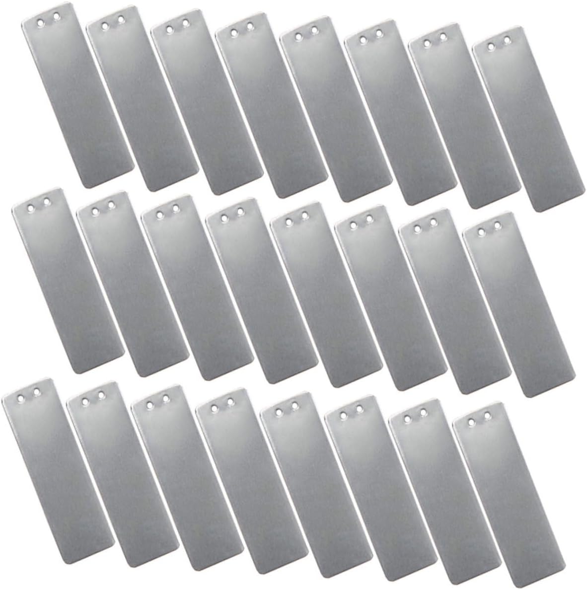 Beaupretty 100pcs Metal Plant Labels Garden Plant Markers Nursery Tags for Seedlings and Herbs Outdoor Gardening Supplies Sturdy Aluminum Tags