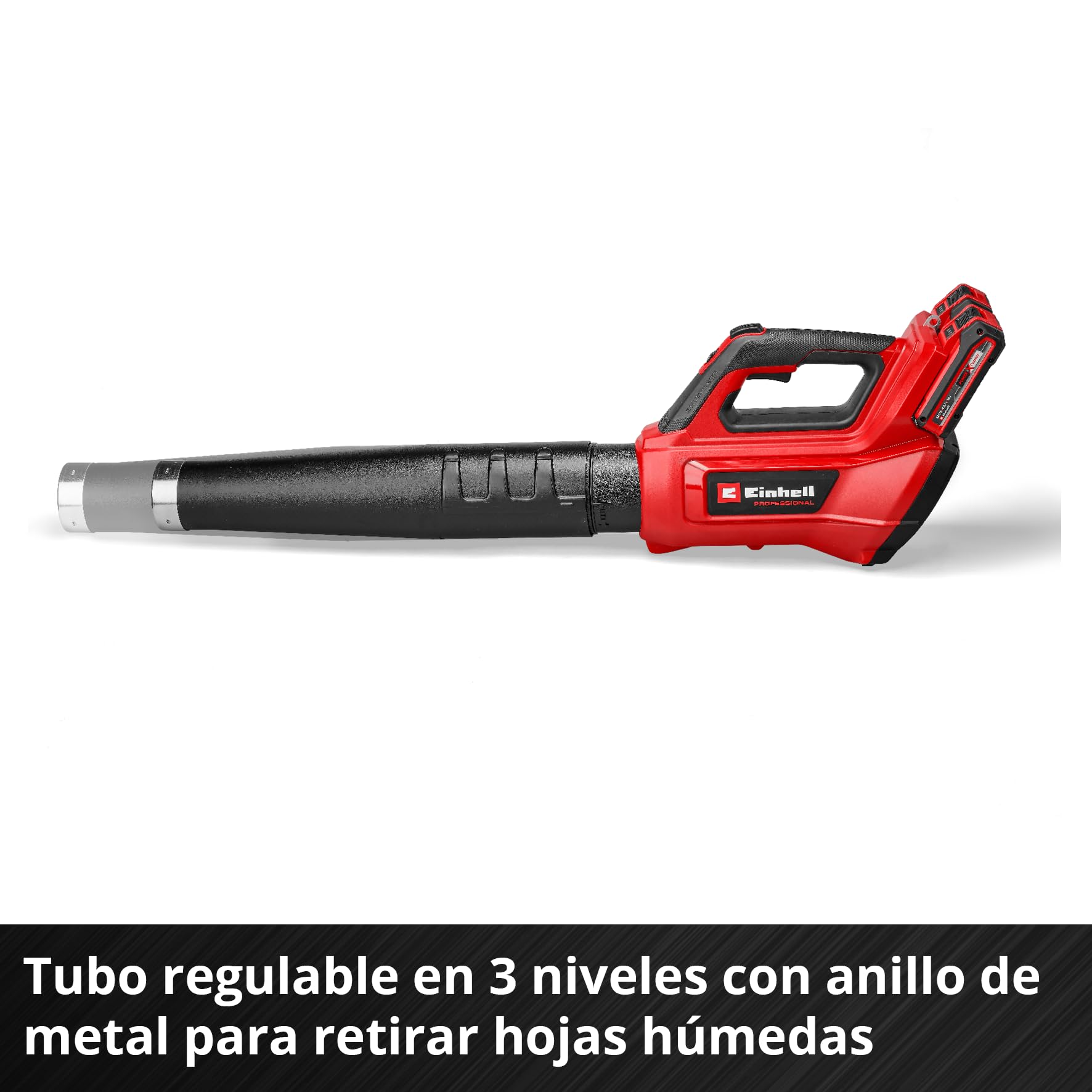 Einhell Professional Soplador de Hojas con batería GP-LB 36/230 Li E BL-Solo Power X-Change (36 V, 230 km, Velocidad del Aire, Brushless, regulación de Velocidad, Tubo en 3 Piezas, sin batería)