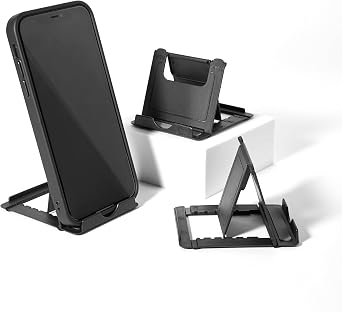 CHARGEWORX Tablet & Phone Stand 3 Pack, Adjustable Desktop Holder for iPad, Kindle & Nintendo Switch, Foldable Portable Travel Dock with 6 Viewing Angles, Anti Slip Riser for Office & Home