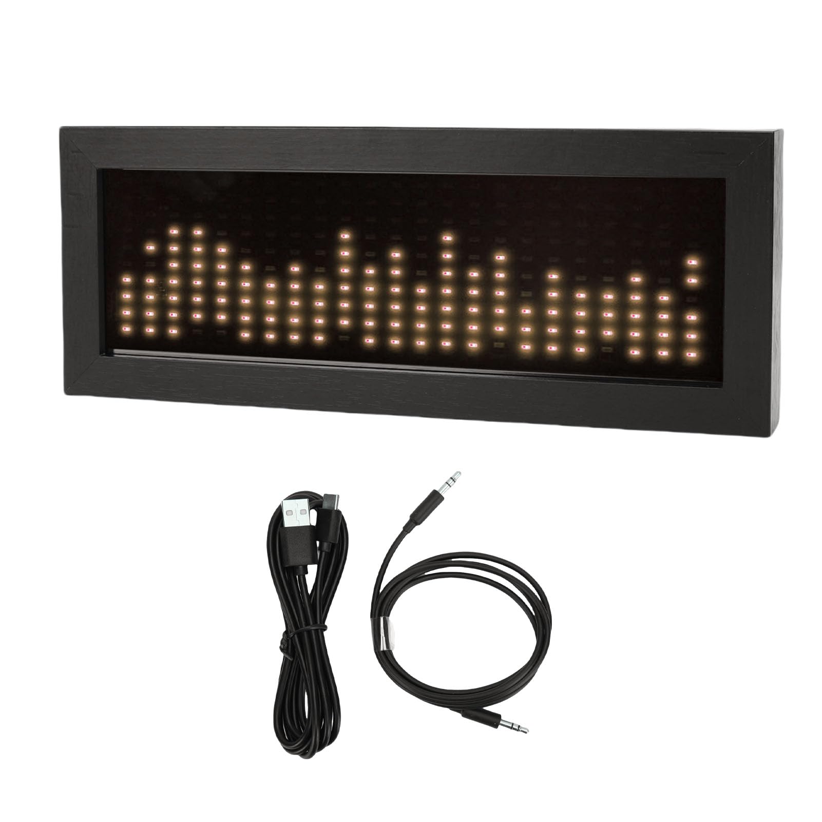 Analizzatore di Spettro Completo di Luce Ritmica Ad Attivazione Vocale per Audiofili e Appassionati del Suono 11,9x1,4x4,6 Pollici (#3)