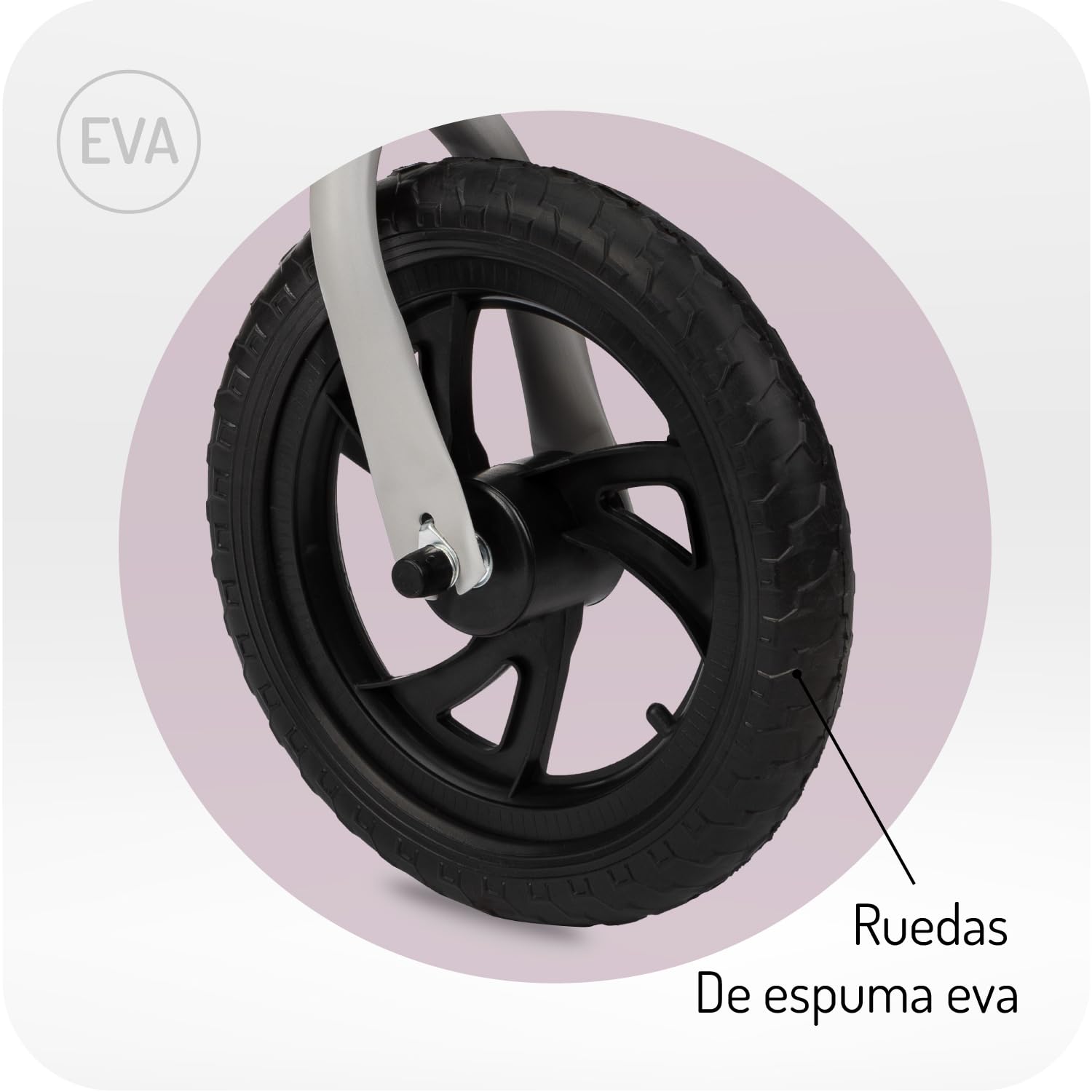 MoMi BREKI Bicicleta sin Pedales para niñas y niños a Partir de 3 años (Peso Corporal máx. 25 kg)
