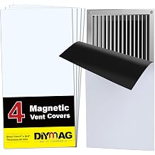 DIYMAG Magnetic Vent Covers-8" x 15.5",4 Pack Vents Cover
