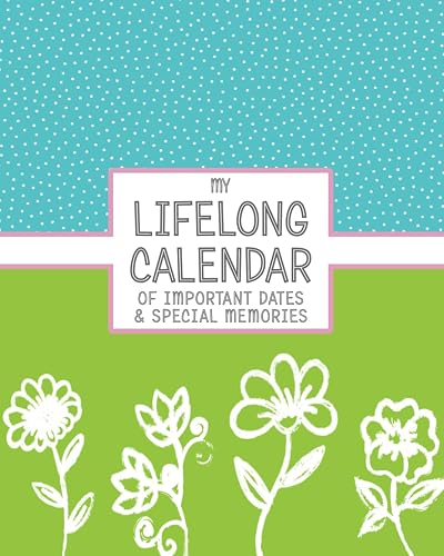 My Lifelong Calendar of Important Dates &amp; Special Memories: Perpetual Birthday and Anniversary Date Keeper