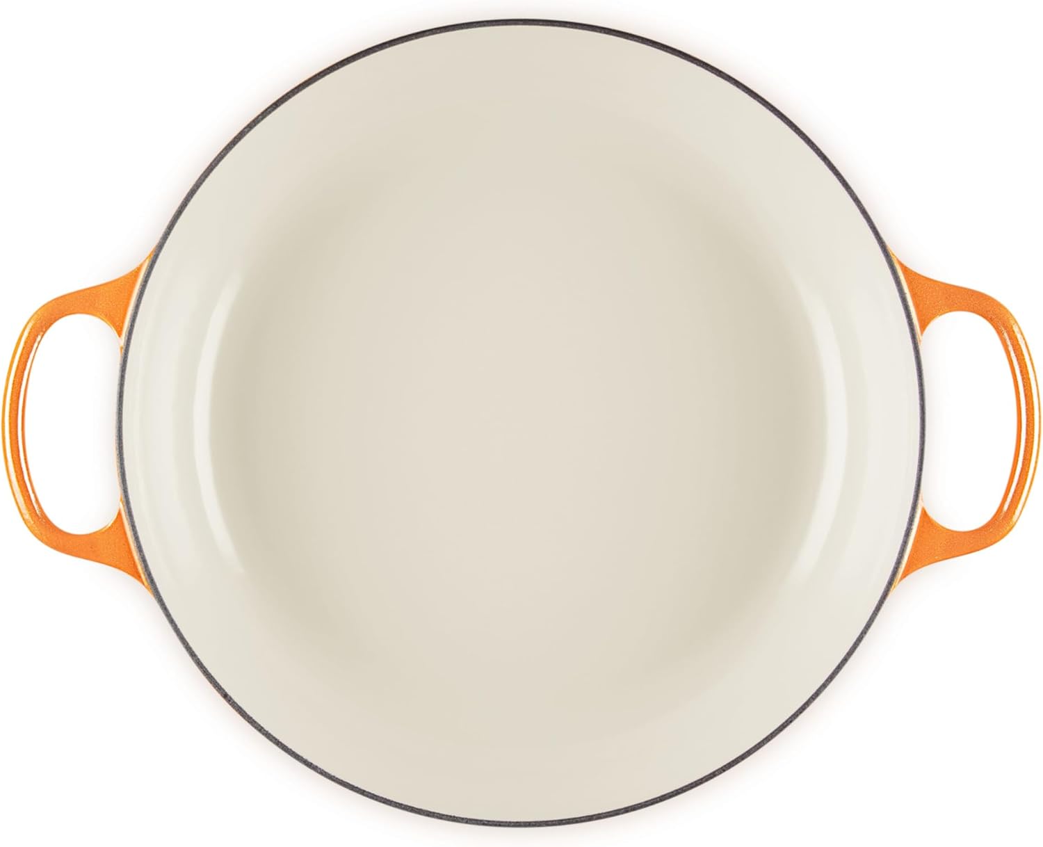 Le Creuset Enameled Cast Iron Signature Braiser 5 qt., Flamme Doree with Crucible Knob - Image 4