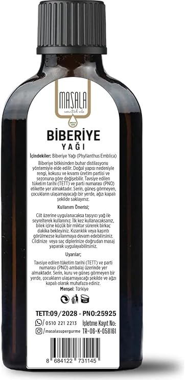 Masala Pure Rosemary (Kuşdili) Oil 100 ml. (Rosemary Oil)