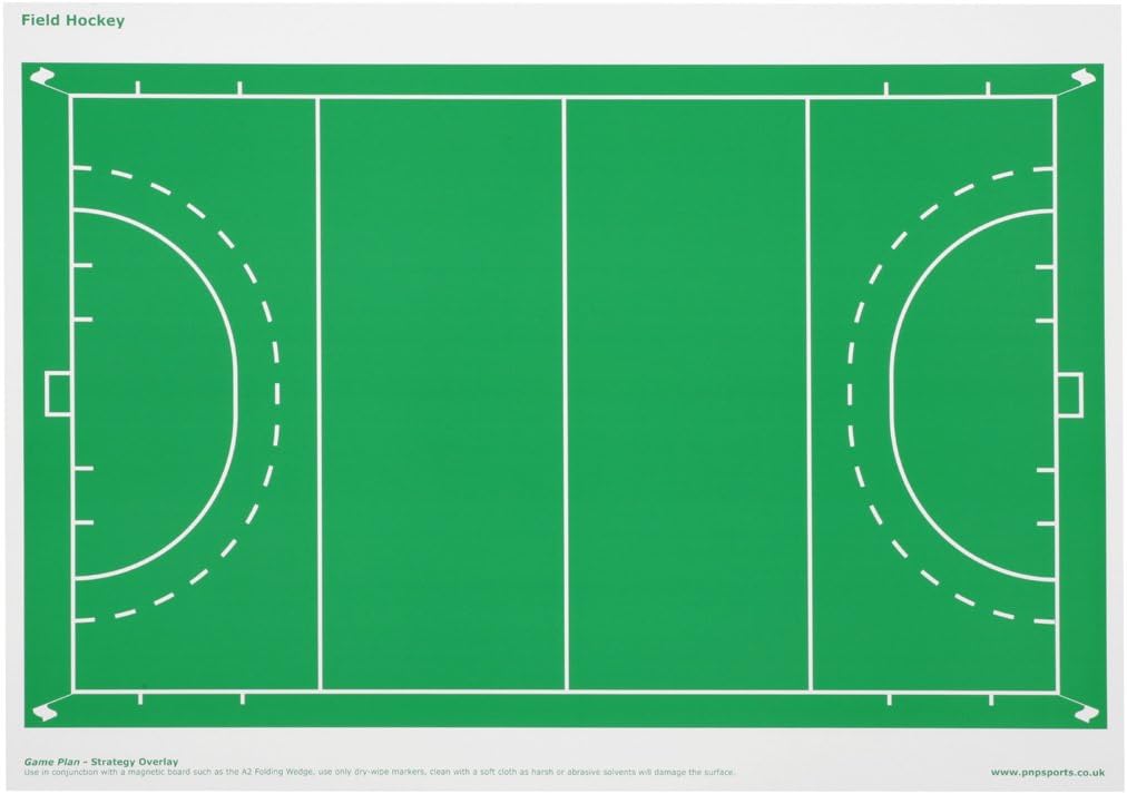 Pack of 4 - Game Plan - PITCH/COURT OVERLAYS can be used on Magnetic Whiteboards/Sports Strategy/Tactics/Coaching Team Sports…
