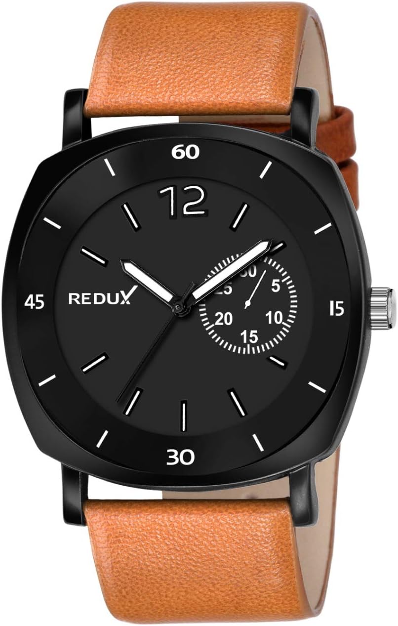 RWS0281S Analogue Black Dial Men's & Boy's Watch