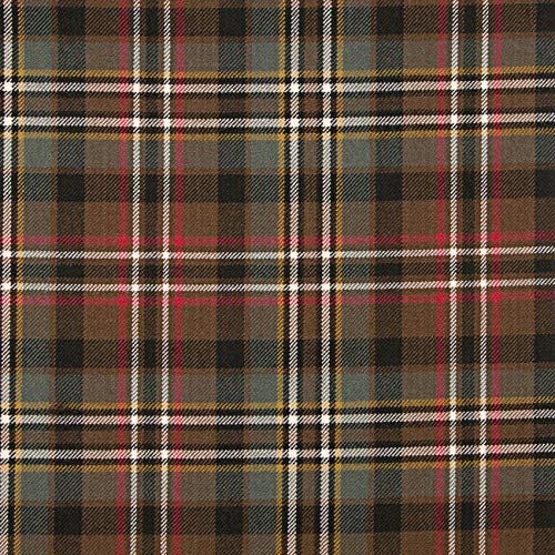 Tissu Scott moyen 13 oz Vert Weathered Tartan couture kilt 1m