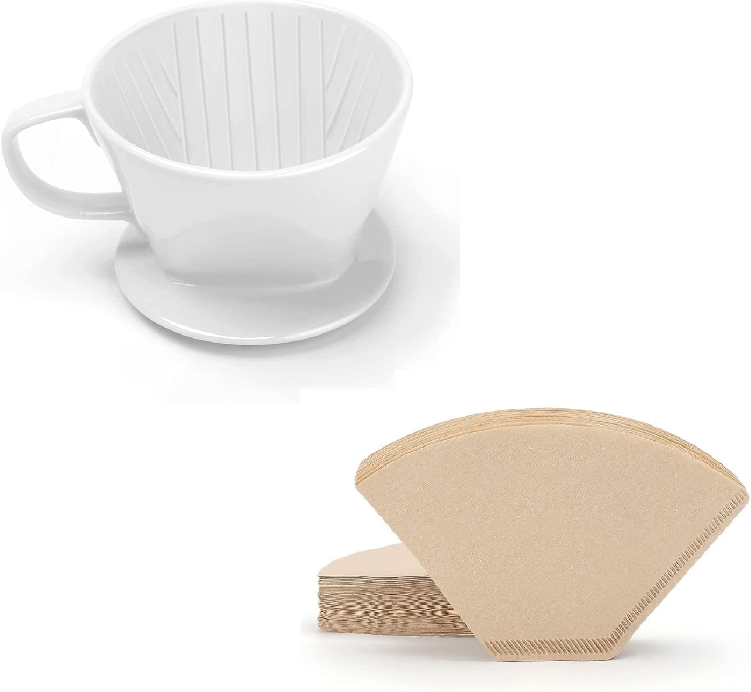 Segarty 2 Coffee Filter Cup with 3 Holes at Flat Bottom