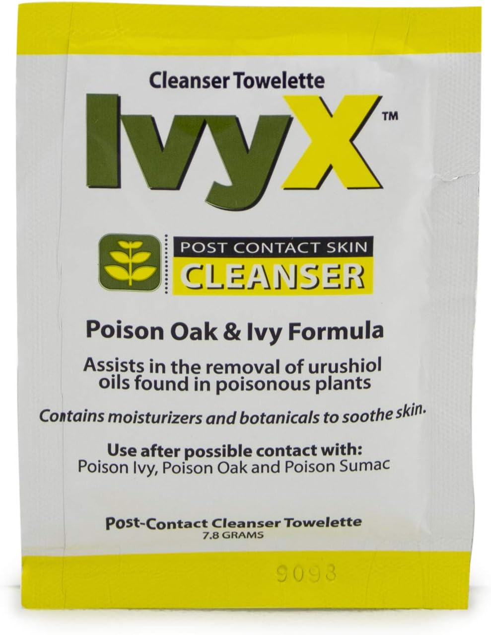 CoreTex IvyX Pre Contact Solution Towelette (25) & Ivy X Post Contact Cleanser Towelette (25) Combo Wallmount Box (50 Count) : Health & Household