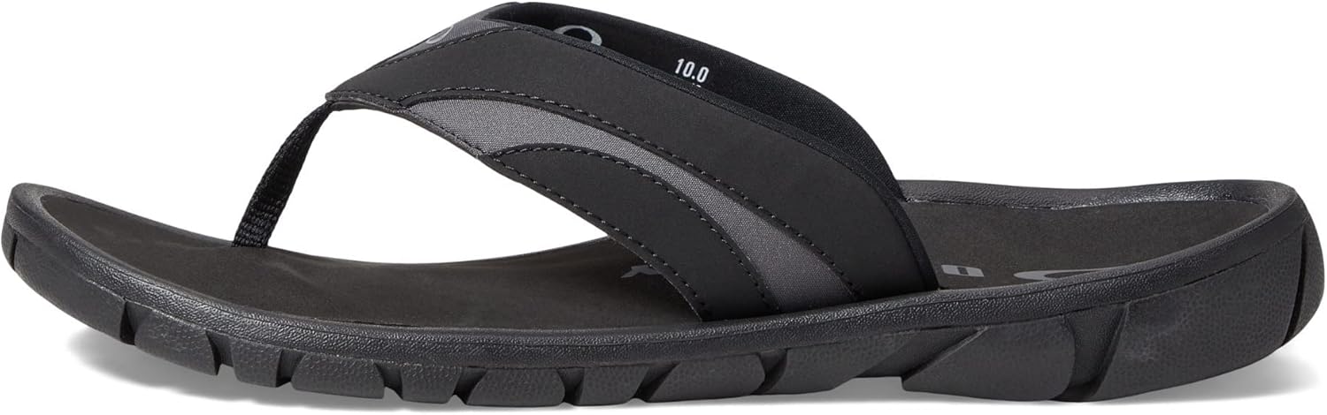 Oakley Men's O Coil Sandal, Blackout, Numeric_12