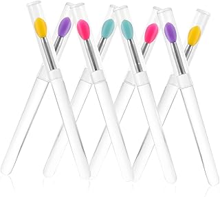 8 aplicadores portátiles de silicona con tapa...