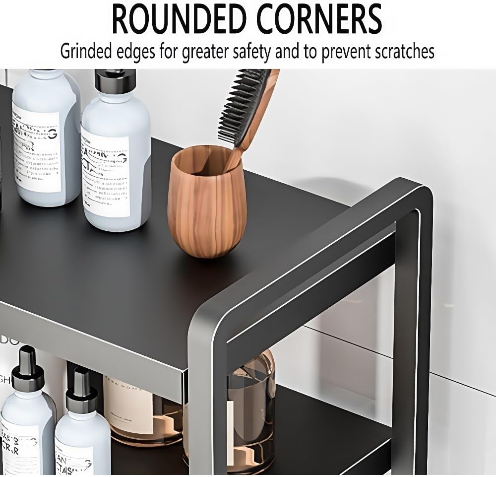 Laundry Drying Rack, Metal Freestanding Storage Shelf, Space Saver nizer for Over Washer and Dryer, Ideal for Laundry and Bathroom Use