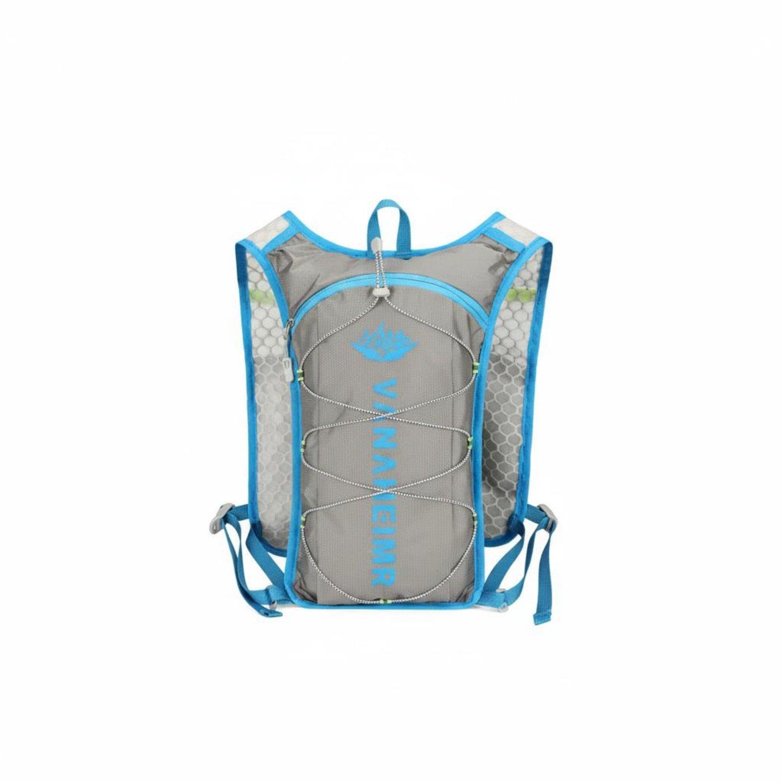 SNAPPSY Trail Running Vest Pack Waterproof Cycling Water-Carrying Vest Breathable Water-Carrying Backpack for Cyclists, Runners, Hiking Grey-image-42