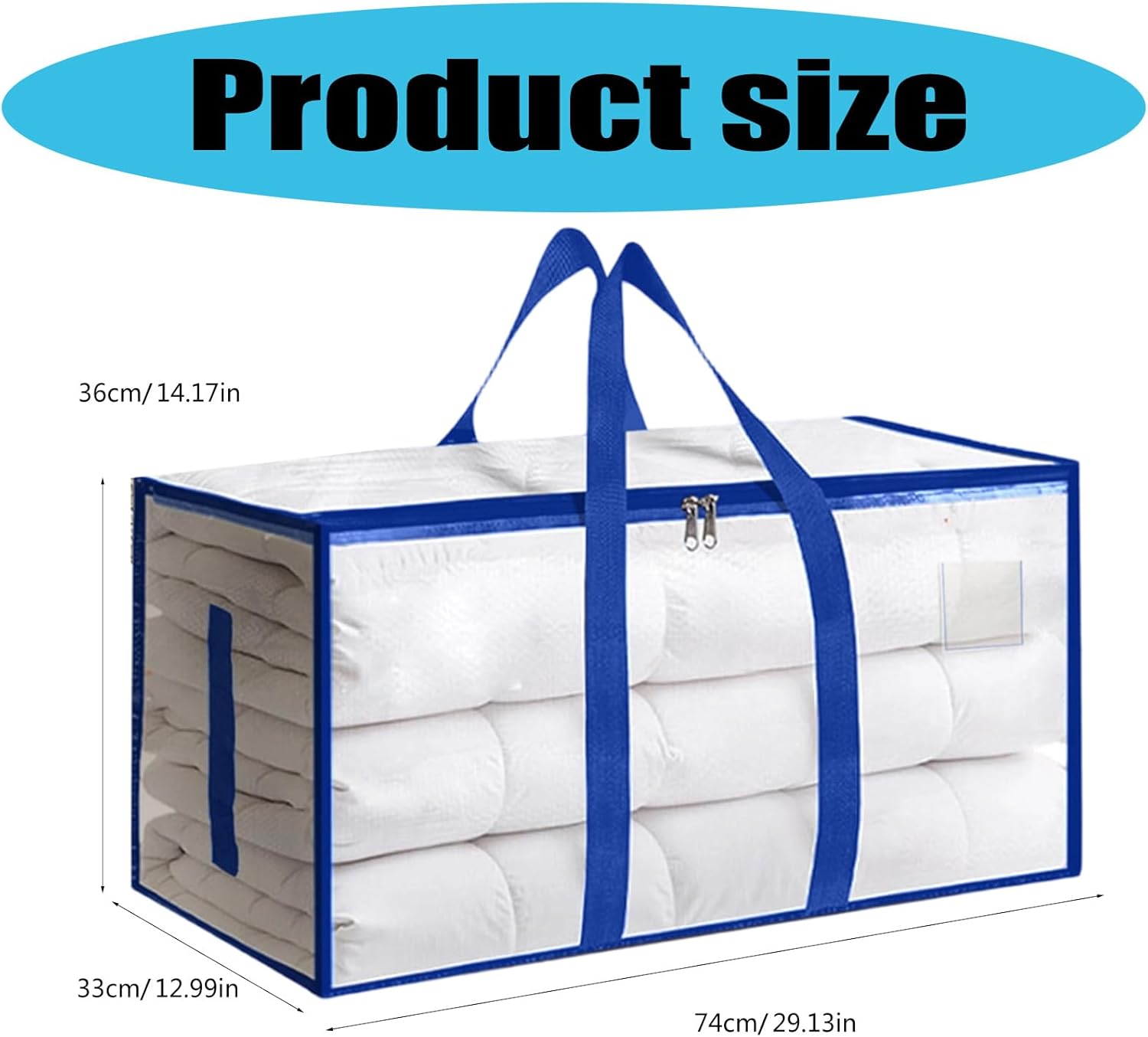 High Capacity Storage for Homes and Travel Organization Portable Design Featuring Multiple Carrying Option Protective Storage Organizers