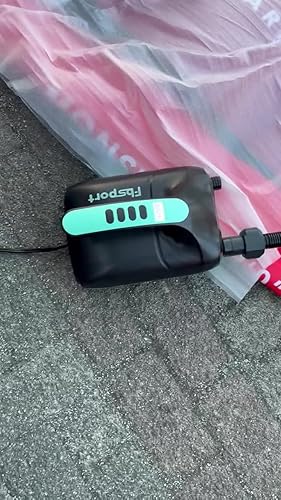 FBSPORT SUP Pumpe Elektrisch 20PSI, 12V DC Hochdruckluftpumpe, Luftpumpe mit Auto-Off-Funktion, 2-in-1 Inflation & Deflation und LCD für Paddle-Board Kajak Luftmatratze Zelt und Boot FBSPORT SUP Pumpe Elektrisch 20PSI, 12V DC Hochdruckluftpumpe, Luftpumpe mit Auto-Off-Funktion, 2-in-1 Inflation & Deflation und LCD für Paddle-Board Kajak Luftmatratze Zelt und Boot