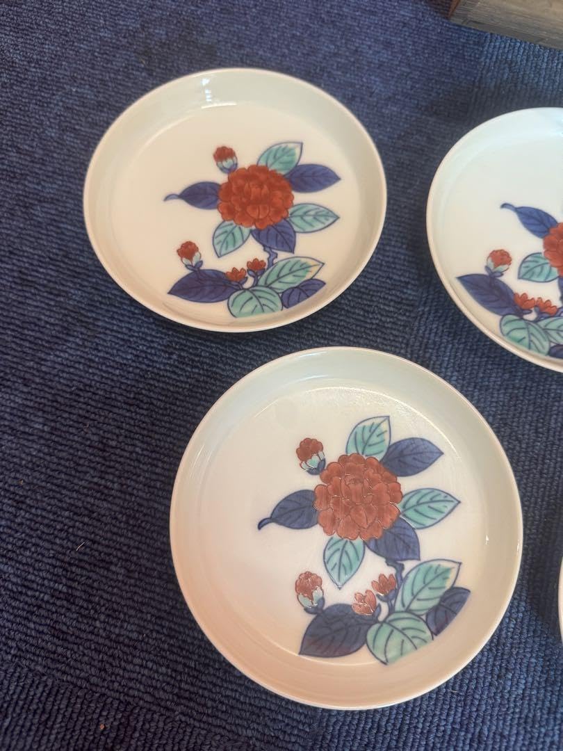 1886  今泉今右衛門作　錦椿画小皿　5客　未使用 Amazon.co.jp: 1886 今泉今右衛門作 錦椿画小皿 5客 : 文房具