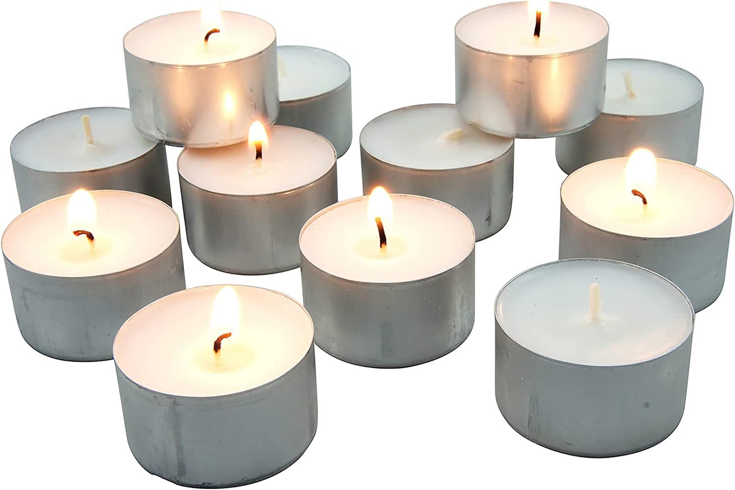 Ein Sof Set of 500 Pcs Tea Lights for Home Décor – 9 Hours Burning Time, White, Non Scented, Jumbo Wax Tealight with Long Wick, Candle Light Dinner Birthday Decoration & Bedroom Diffuser T Lamp (B07P36PCJC) Amazon Price History, Amazon Price Tracker