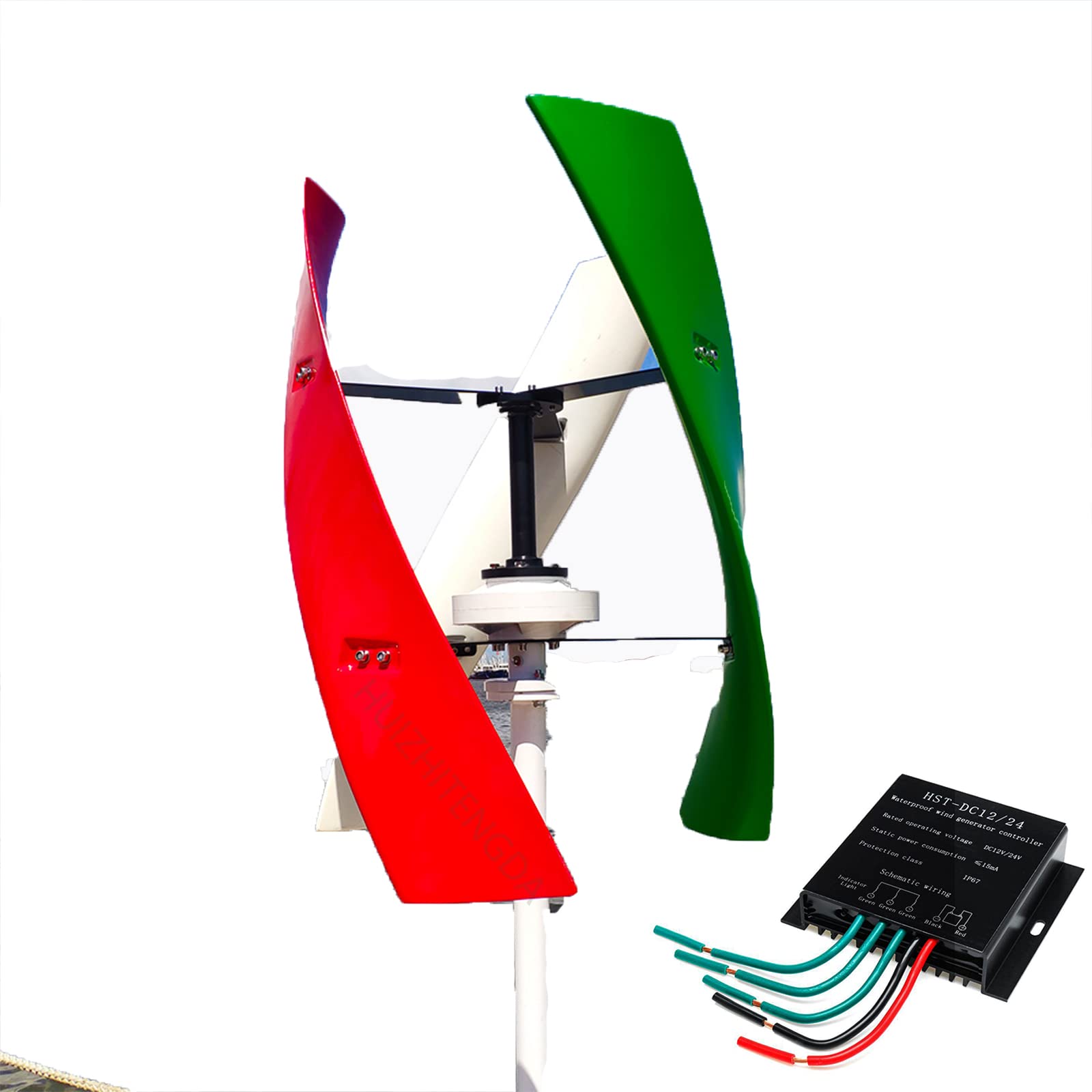 Buy 3000W Maglev Wind Turbine Generator,AC 12V 24V 48V Vertical Axis ...