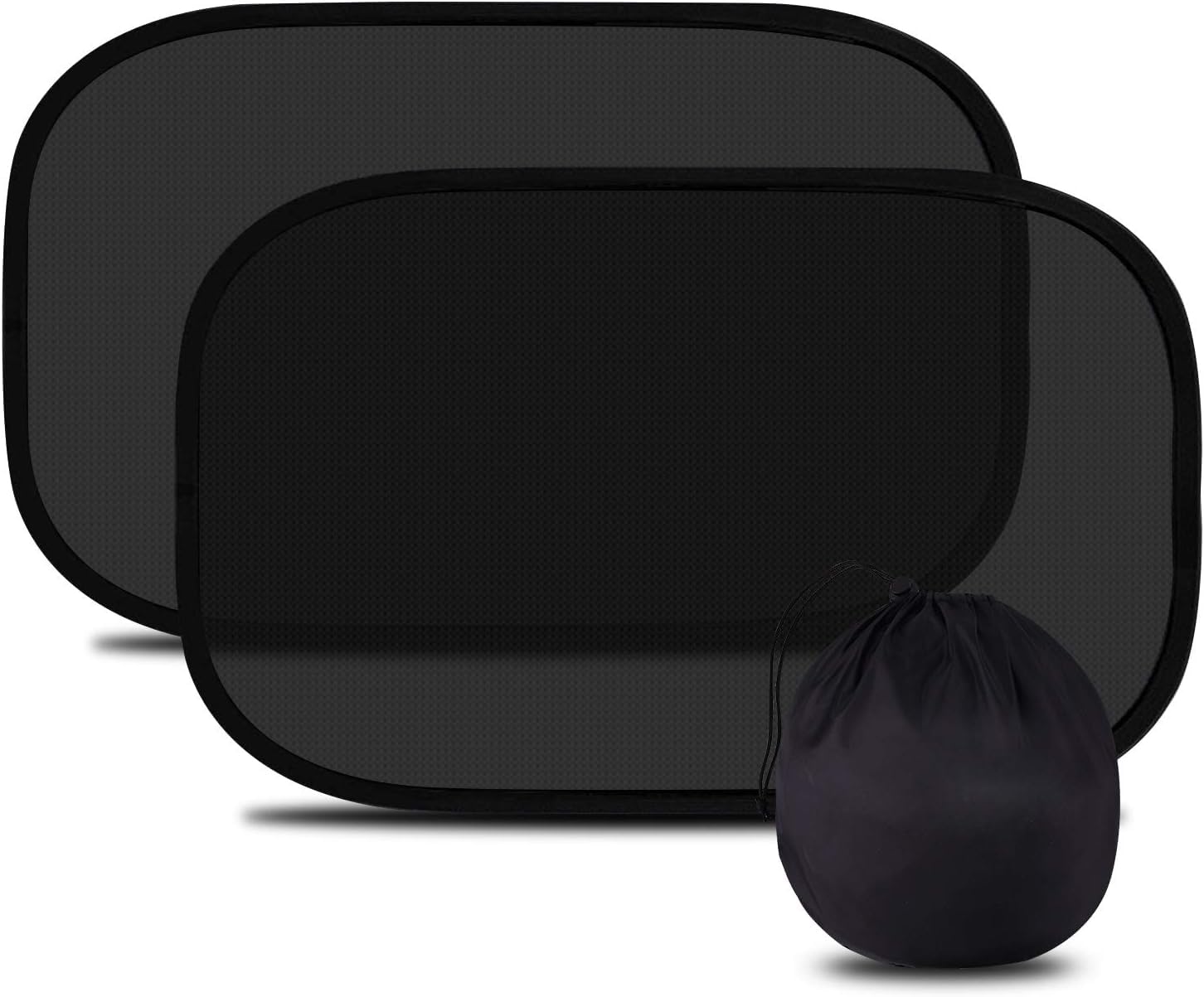 SERYPKRFG Cartoon Car Sunshade for Infiniti ESQ JX EX FX G Series, Car Sun Shade For Baby Kidsstatic Cling Side Window Car,Black